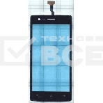 Сенсорное стекло (тачскрин) для OPPO Neo 5 (2015), черное, фото 1