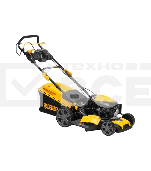 Газонокосилка бензиновая GLD-460SP-VE, 146 см3, шир. 46см, привод, вариатор, эл.старт, 60 л Denzel