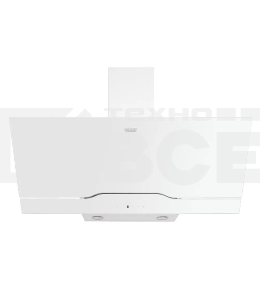 Вытяжка наклонная DeLonghi Linea 915 BB белый, 90 см, 1200 куб. м/ч, 56 дБ
