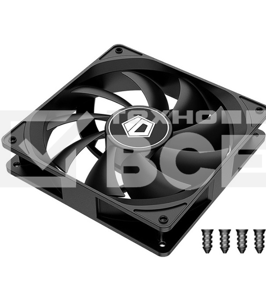 Вентилятор для корпуса ID-Cooling FL-12025K черный 120мм 1250rpm 21db 3-pin