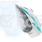 Утюг Vitek VT-8355 (MC) белый/бирюзовый 1. Максимальная мощность 2600 Вт  2. Керамическая подошва  3. Емкость для воды 400 мл, фото2