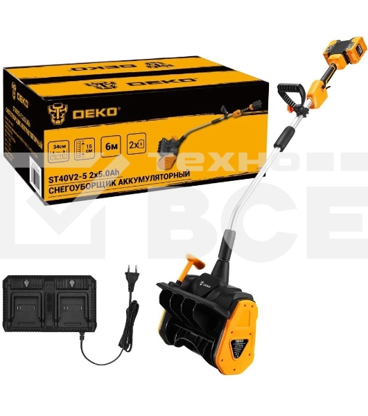 Снегоуборщик электрический Deko ST40V2-5