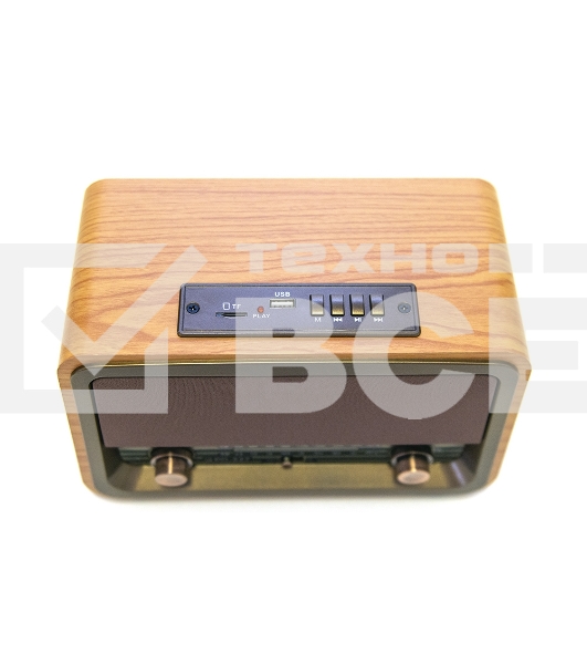 Радиоприемник Сигнал БЗРП РП-337, УКВ 88-108МГц,СВ,КВ, корпус МДФ,220V, DC6В, акб 1200мА·ч,BT/USB/microSD