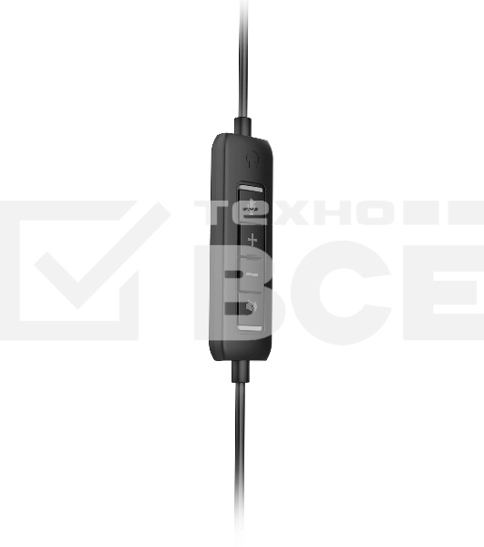 Наушники с микрофоном Acer OHW309 черный 1.6м накладные USB оголовье (ZL.HDSEE.004)