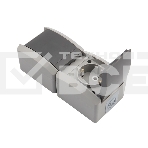 Блок из 2 розеток вертикальный Kranz INDUSTRIAL открытой установки с заземлением, IP54 серый, фото4