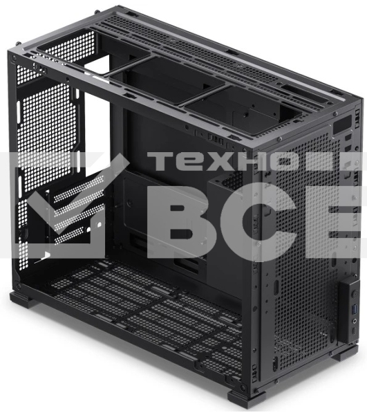 Корпус компьютерный JONSBO D31 STD, Mini-Tower, TG, no fan, 1xUSB-A 3.2 + 1xUSB-C 3.2, mATX, mDTX, mITX Black