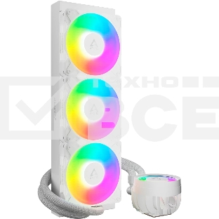 Система жидкостного охлаждения Arctic Cooling Liquid Freezer III Pro 360 ARGB Whte ACFRE00188A белый 120мм алюминий+медь 2500rpm 31db 4-pin