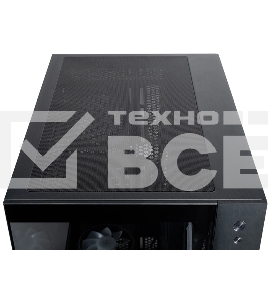 Компьютерный корпус Chieftec Visio черный без БП ATX 2x80мм 4x120мм 2x140мм 1xUSB 2.0 2xUSB 3.0 audio bott PSU