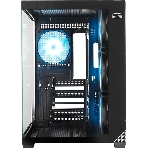 Компьютерный корпус без блока питания PCCooler C3T700 ARGB BK, Midi-Tower, TG, 4x120мм ARGB, 1xUSB-A 3.0 + 1xUSB-A 2.0 + 1xUSB-C, ATX, mATX, mITX черный, фото2