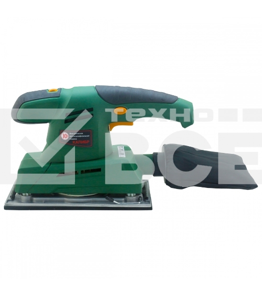 Машинка шлифовальная плоская (вибрационная) КАЛИБР МПШ-300Р 300Вт 115х230мм рег.об. пылеотсос.