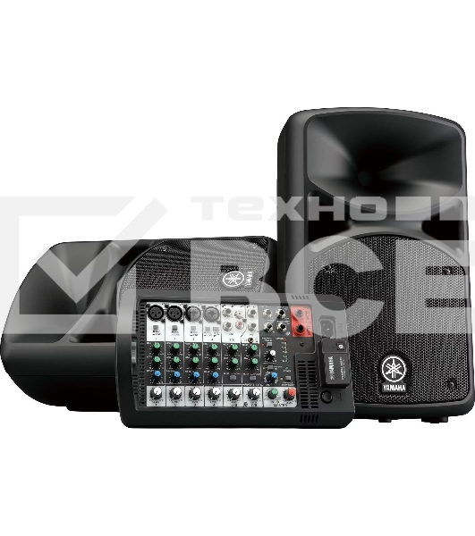 Система звукоусиления Yamaha STAGEPAS400BT портативная, 400 Вт, 2 х 8