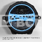 Колонка портативная Hyundai H-PAC220 черный/голубой 10W 1.0 BT/3.5Jack/USB, фото22