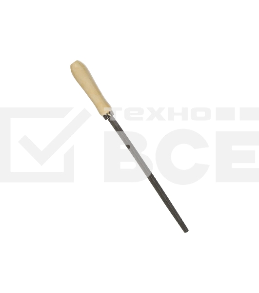 Напильник Сибртех 200 мм, квадратный, деревянная ручка