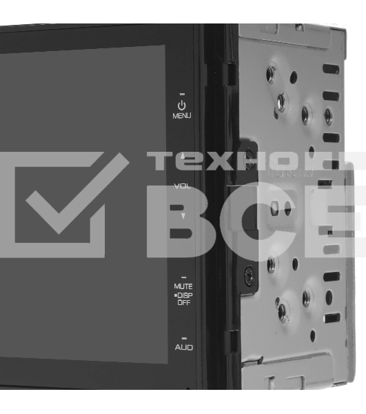 Автомагнитола Kenwood DMX1025BT, 2 DIN, 6.8', Bluetooth, USB Type-A