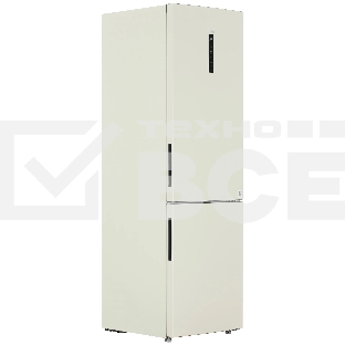 Холодильник Haier C4F640CCGU1 бежевый двухкамерный 285/115л морозилка снизу, No Frost
