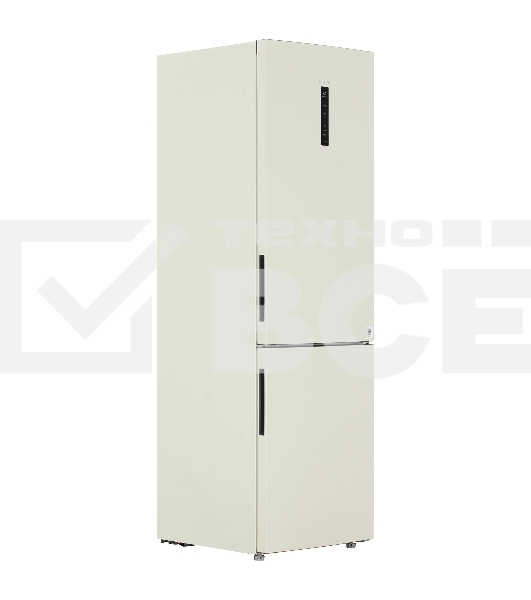 Холодильник Haier C4F640CCGU1 бежевый двухкамерный 285/115л морозилка снизу, No Frost