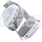 Гарнитура ASUS ROG Delta II белый, беспроводная + проводная, радиоканал, до 140 ч, подсветка, совместимость с PS5, Xbox, фото2