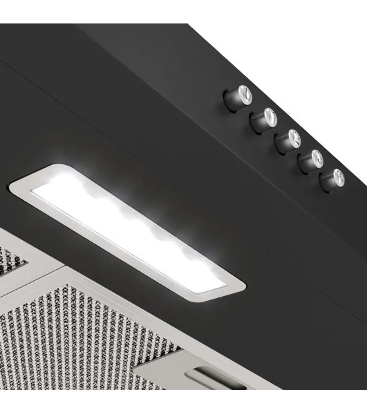 Вытяжка подвесная Elikor Eco ONE 60 BK чёрный, 60 см, 400 м³/ч, 51 дБ