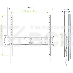 Кронштейн для телевизора Kromax FLAT-4 черный 22
