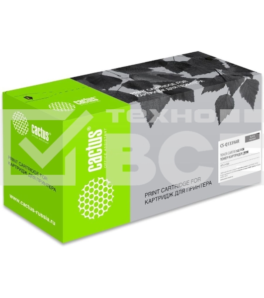 Картридж лазерный Cactus CS-Q1339AR черный (18000 стр.) для HP LJ 4300