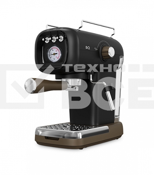 Кофеварка эспрессо BQ CM2004 черный, исп. кофе - молотый, 0.6 л, 1100 Вт, 20 Бар.