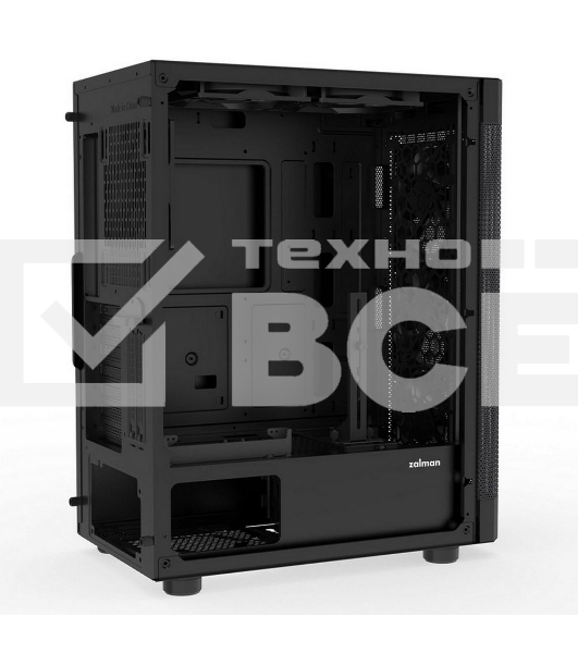 Компьютерный корпус MidiTower Zalman I4 black (ATX, MESH, 2x3.5