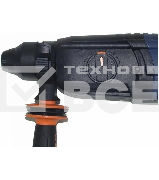 Перфоратор монтажный MAX-PRO MPRH800/26VP 800Вт, 0-1100 об/мин, 2,8 Дж, 3 режима, Д/Б/М-30/26/13, 3,4 кг, SDS-PLUS, антивибрационная ручка, резиновые вставки, рез
