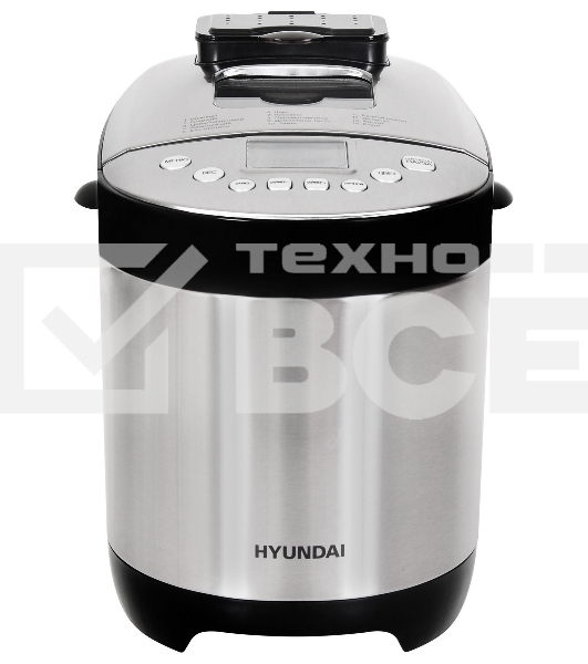 Хлебопечь Hyundai HYBM-4081 550Вт черный/серебристый