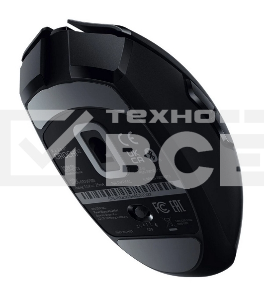 Мышь беспроводная Razer Orochi V2 черный, 18000 dpi, радиоканал, Bluetooth, USB, кнопки - 6