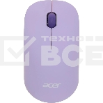 Клавиатура + мышь Acer OCC205 беспроводной USB, 1200 dpi, фиолетовый, фото4