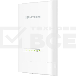 Наружная точка доступа IP-COM CPE12, 5 ГГц, до 867 Мбит/с, IP65, 1х12dbi, PoE, 2х1 Гбит/с, молниезащита 6000В