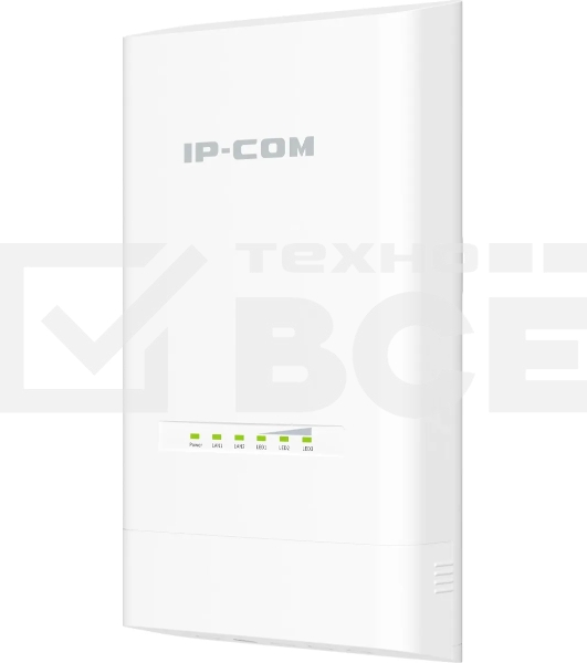Наружная точка доступа IP-COM CPE12, 5 ГГц, до 867 Мбит/с, IP65, 1х12dbi, PoE, 2х1 Гбит/с, молниезащита 6000В