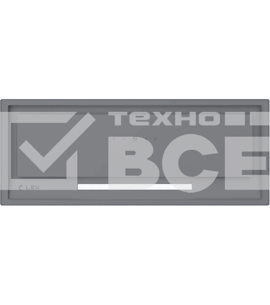 Вытяжка встраиваемая LEX Hyper 600 GS Inverter GR серый управление: сенсорное (1 мотор)