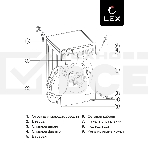 Стиральная машина LEX LWM08012WID (CHKO100008) белый, загрузка фронтальная 8 кг, 1200 об/мин., класс: A+++, фото9