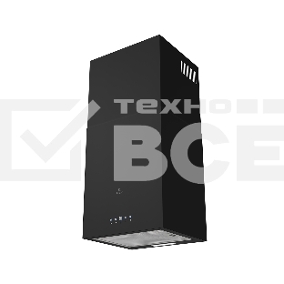 Вытяжка кухонная декоративная Lex Mono 400 черный, управление кнопочное (1 мотор)