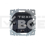 Розетка 1-местная IEK BRITE РЮш10-1-БрА ( BR-R14-16-U21-D21-K47) с заземлением, с защитными шторками, 16А, с USB A+A 5В 2,1А, алюминий, фото2
