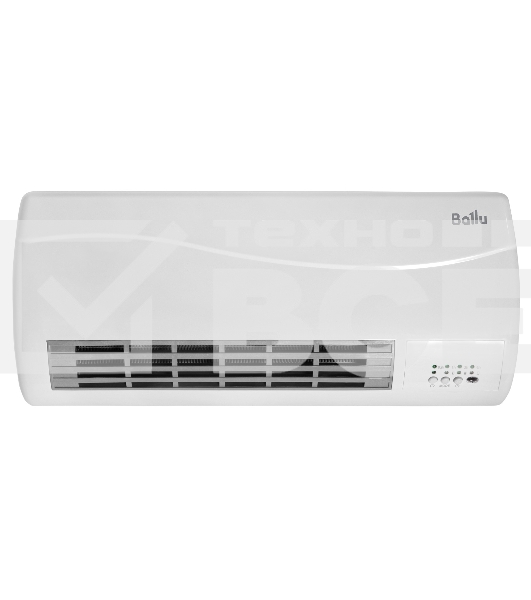 Тепловентилятор Ballu BFH/W-102W, белый, 2000 Вт, 25 м2, таймер