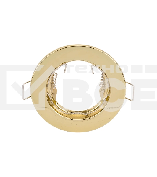 Светильник Feron ИВО-50w 12в G5.3 золото