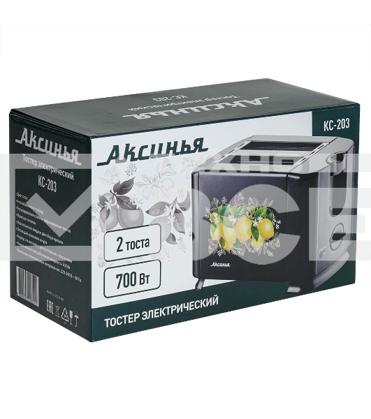 Тостер АКСИНЬЯ КС-203 Лимоны