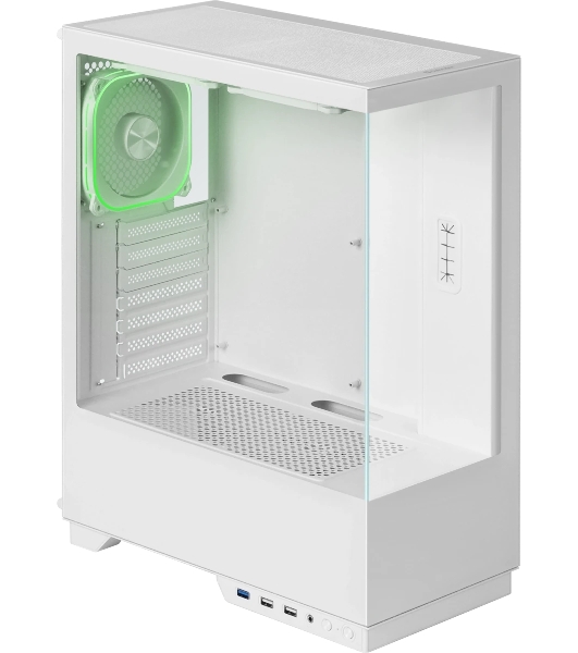 Компьютерный корпус Defender HyperHub белый,ATX,3fans,switch&M/BSync