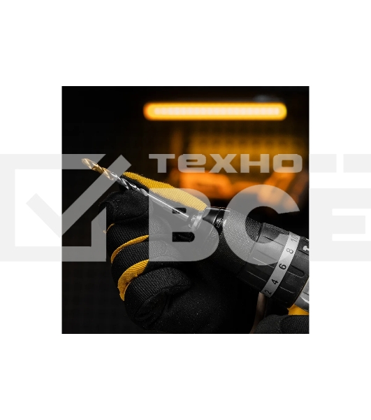 Сверло спиральное по металлу Denzel 6 x 93мм, Р6М5, Golden Tip