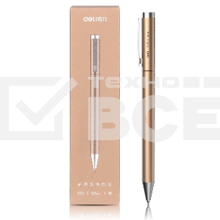 Ручка гелевая автоматическая Deli S99 ассорти, d=0.5мм, черные чернила (1шт)