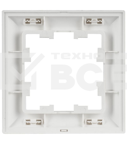 Рамка 1-м IEK BR-M12-12-K91 BRITE РУ-1-БрАБ арктич. бел./бел.