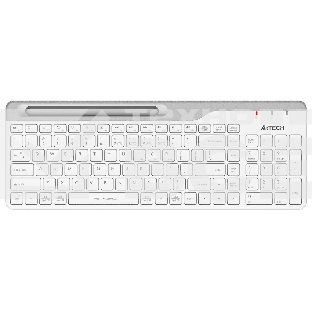 Клавиатура беспроводная A4Tech Fstyler FBK25, USB, Bluetooth/Радиоканал, белый/серый