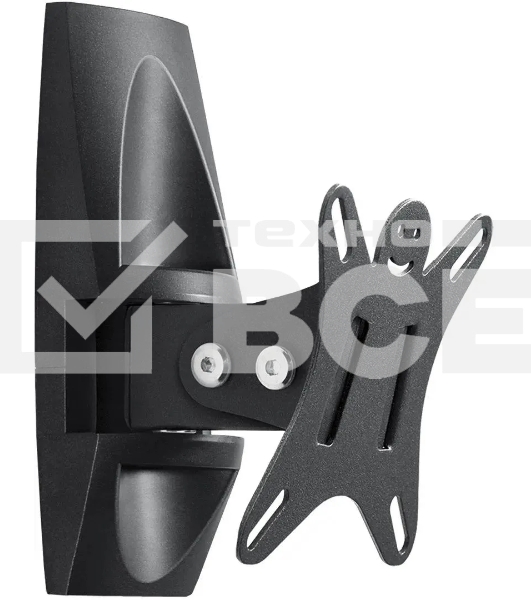 Кронштейн для телевизора Holder LCDS-5003 металлик 10'-26' макс.25кг настенный поворот и наклон