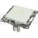 Розетка компьютерная 1-м TOKOV ELECTRIC СП Pixel RJ45 кат.5E механизм перламутр., фото2