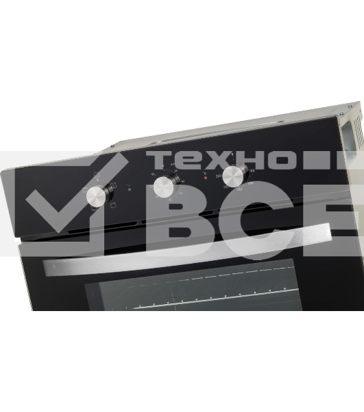 Духовой шкаф электрический Hyundai HEO 6630 BG черный, встраиваемый