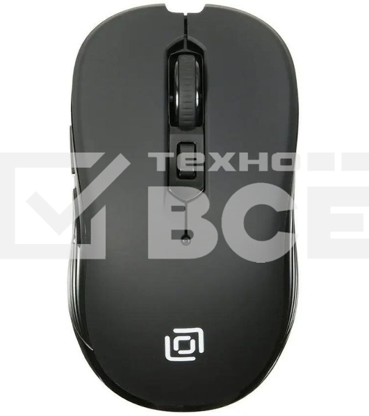 Мышь беспроводная Oklick 610MWC черный, 1600 dpi, радиоканал, USB/USB-C, кнопки - 6