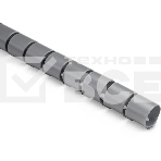 Кабельный органайзер Buro Spiral Hose 15x1500мм Silver, фото3