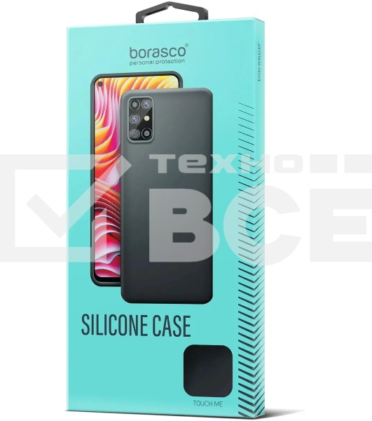 Чехол (клип-кейс) BoraSCO для Xiaomi Poco C40 черный (70746)